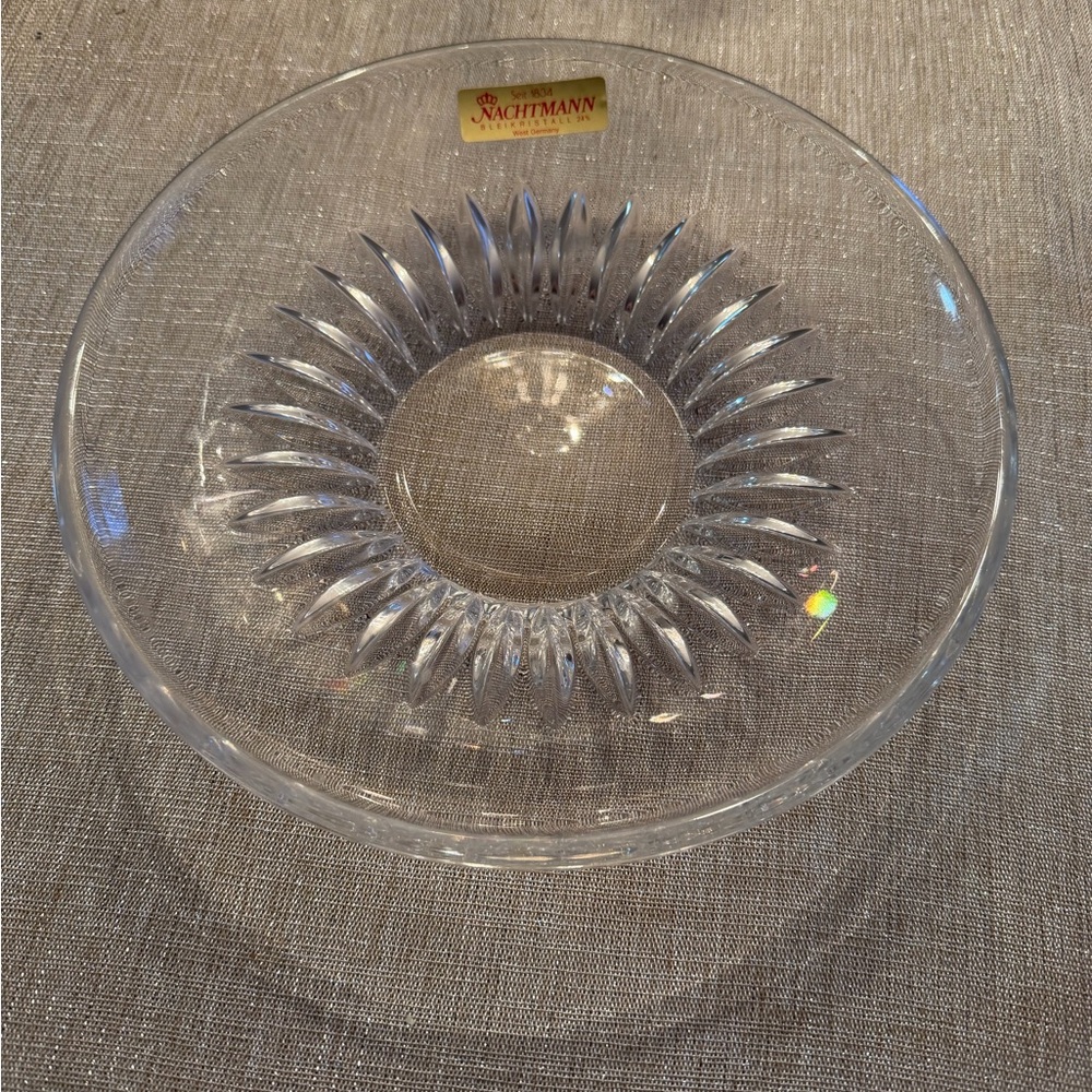 New Nachtmann Clear Glass Bowl